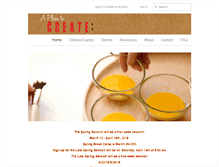 Tablet Screenshot of aplacetocreate.net